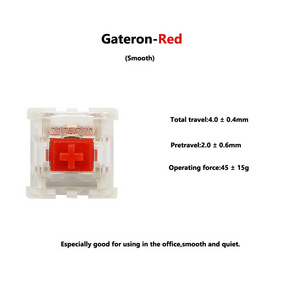 Factory providing directly Gateron mechanical red blue brown black switch for gaming mechanical keyboard