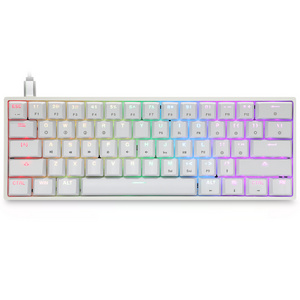 Skyloong hotsale GK61 SK61 RGB 60% hotswap 61keys teclado  gateron yellow/red switch