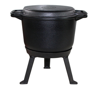 Poland meatpot 4L 5L  Cast iron meatpot cast iron  cauldron poland pot  pressure cooker camping pot