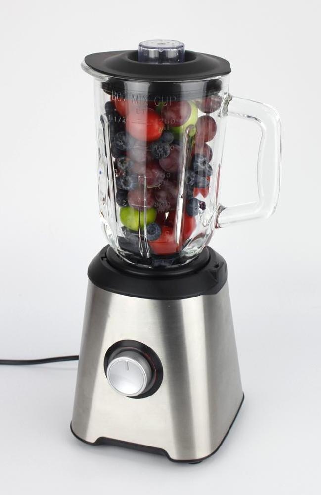 2022 table top heavy blender high speed blender with glass jar and stainless jar food processor