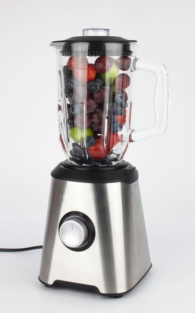 2022 table top heavy blender high speed blender with glass jar and stainless jar food processor