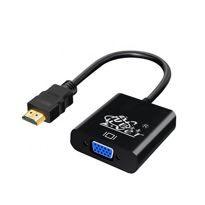 Wholesale HDMI to VGA Converter 1080P Male to Female HDMI to VGA Adapter with 3.5mm Hdmi Audio Cable