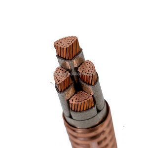 Copper power cable 4 core 5 core 25mm 70mm 16mm Xlpe medium voltage armored power cable