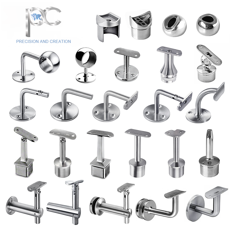 Foshan PC METAL Stainless Steel Handrail Balustrade Accessories Railing Fittings Railing System