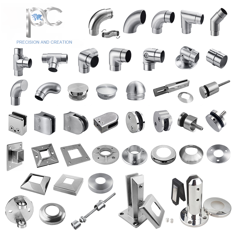 Foshan PC METAL Stainless Steel Handrail Balustrade Accessories Railing Fittings Railing System