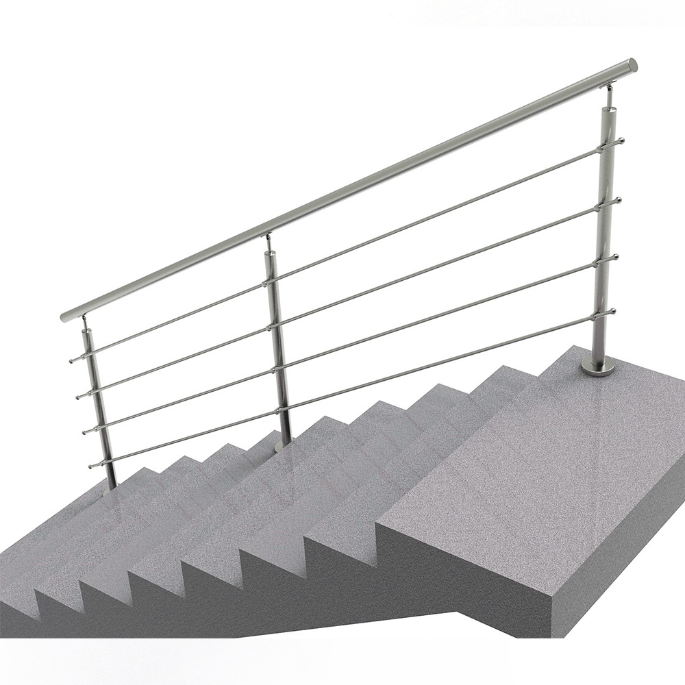 Stainless steel railing components Hot products Through the tube through the bar type railing handrail post