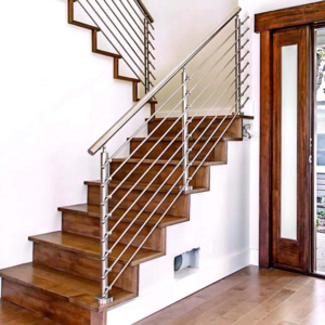 Stainless steel railing components Hot products Through the tube through the bar type railing handrail post