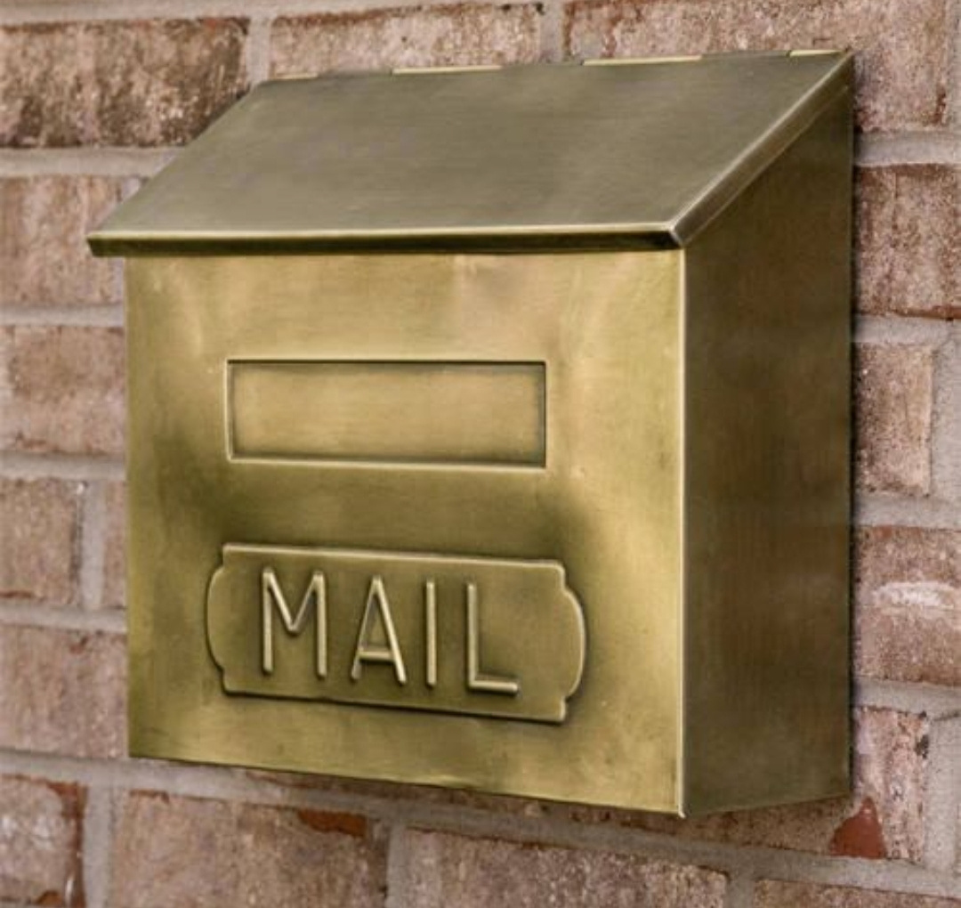 cast metal mail box with street and house number/Large Lockable Wall Mounted Stainless Steel Metal Parcel Package Mailbox