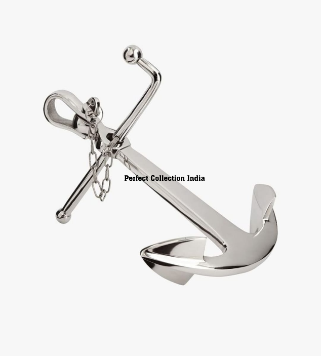 High Quality Stainless Steel Marine Hardware Ship Boat silver Anchor/Heavy Duty silver Marine Ship steel Anchor with Mill Test