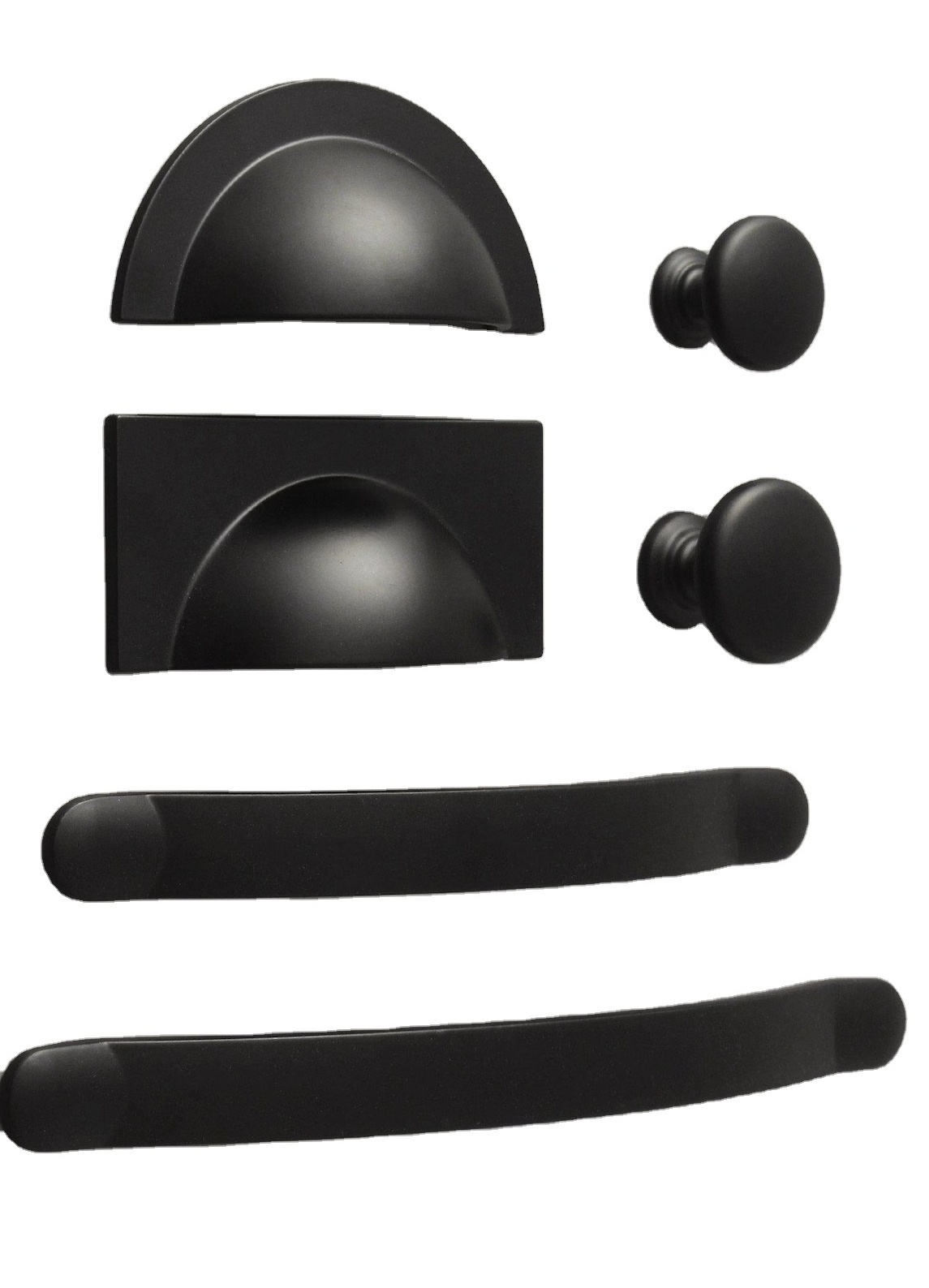 Black Cupboard Handles & Knob/Black Cabinet Drawer Door Kitchen Cup Bin Pulls Dresser Wardrobe/vintage Style Monochrome Hardware