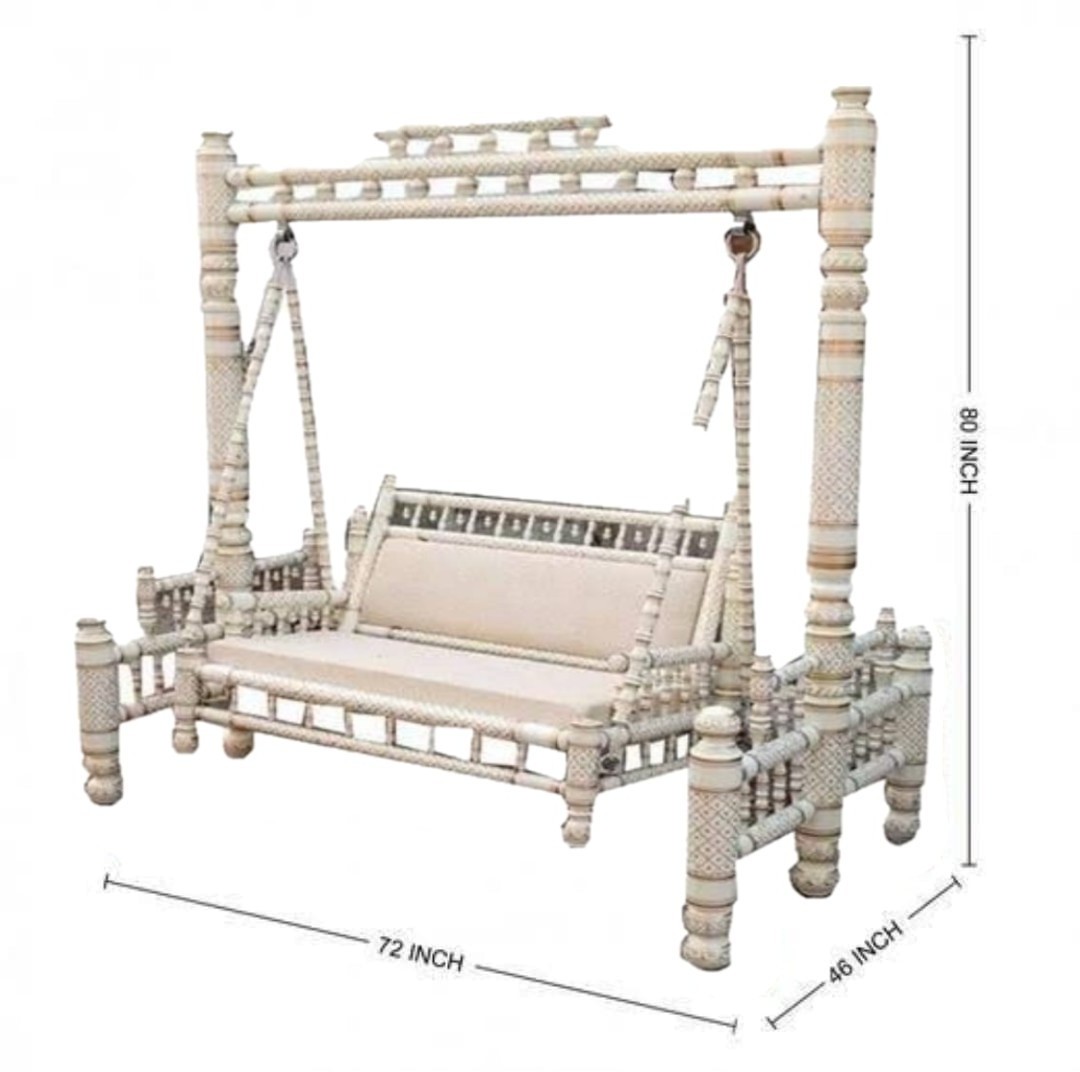 Large Bed Swing Chair/Porch Swing/Rocking Bed Swing Hanging Porch Swing Balcony wedding event mandap decoration chair and sofa