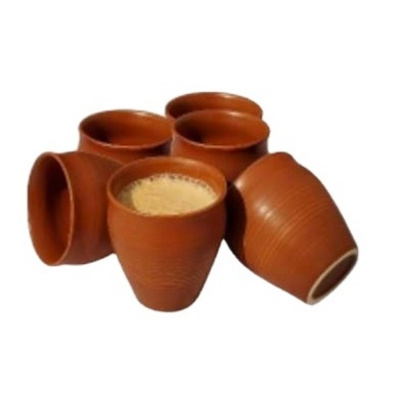 Terracotta Cups Tea Mug/Tea Glass Disposable Cups/Natural Clay Product Baked Clay Cups Terracotta Clay Craft Tea Coffee Cup mug