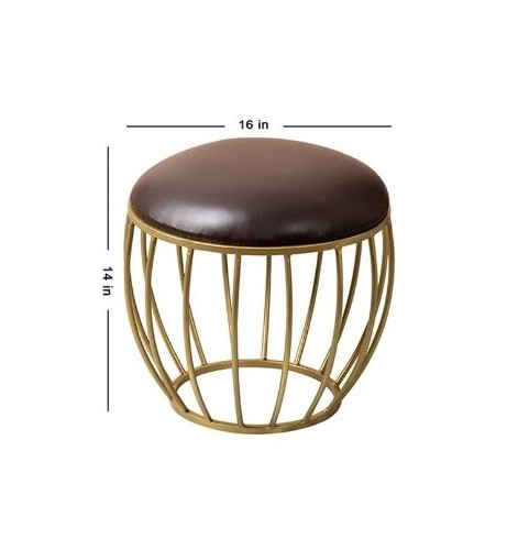 Nordic Small Pink Soft Velvet Round Vanity Makeup Side Ottoman Storage Shoe Foot Stool for Living Room Bedroom living room stool