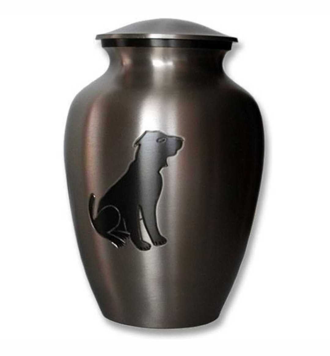 Paws of Love Pet Urn/Incredibly Beautiful Ceramic Urns/Radiance Pet Cremation Urn Azure Adult Urn Handmade Imperial Blue pet urn