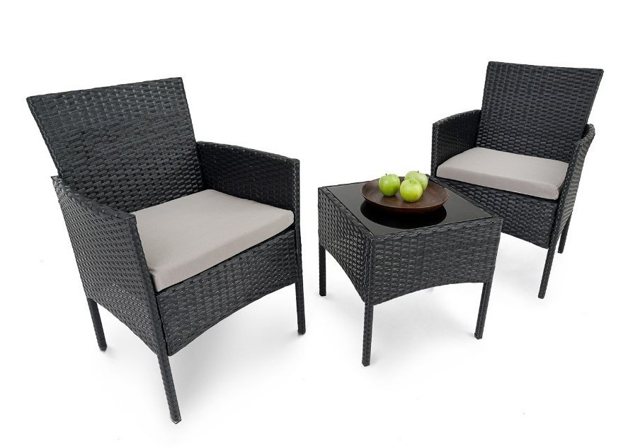 Outdoor Rattan Furniture Chair Patio Furniture Set Wicker Garden Table and Chairs Rattan Sofa Conversation Set living room table