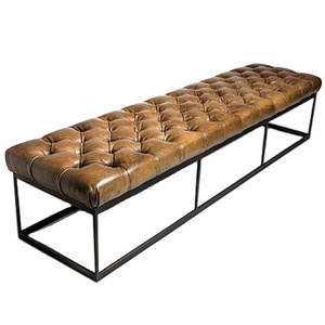 Fashion design wholesale factory removable cover storage bench tufted velvet storage ottoman  Bench Ottoman for Lounge