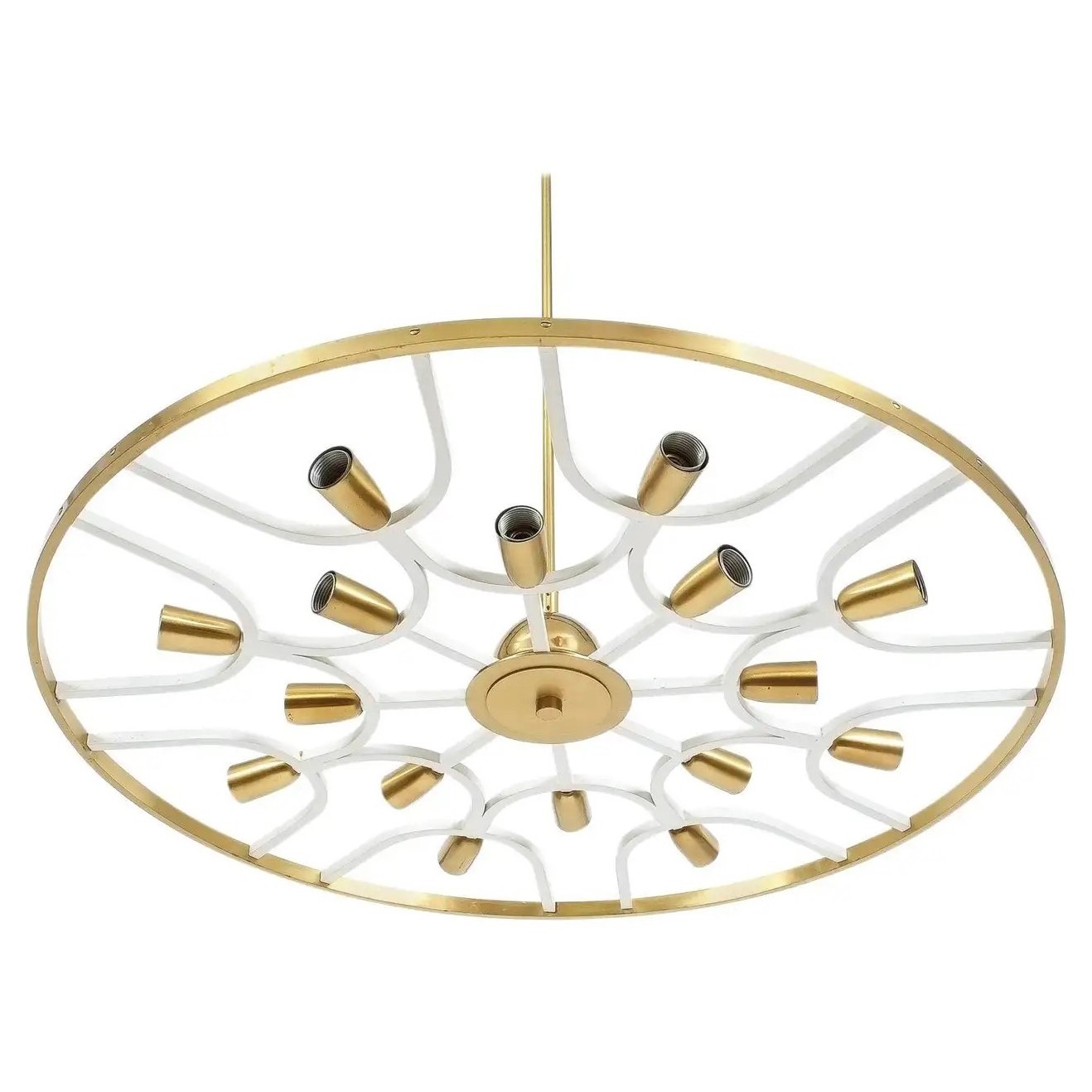 chandelier/metal chandelier/wood chandelier brass metal chandelier chandelier Hotel Brass Disc Semi Flush Mount Or Chandelier