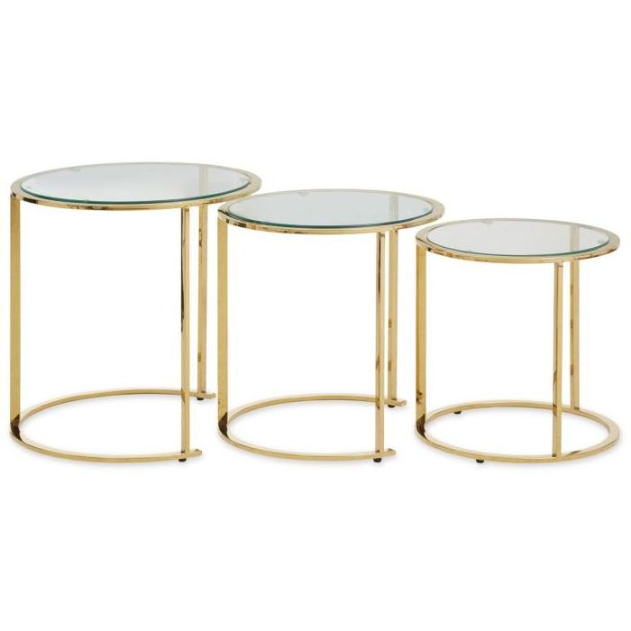 Contemporary Modern style Metal Side Table Italian Design round transparent acrylic Bed Side Table marble coffee table for room