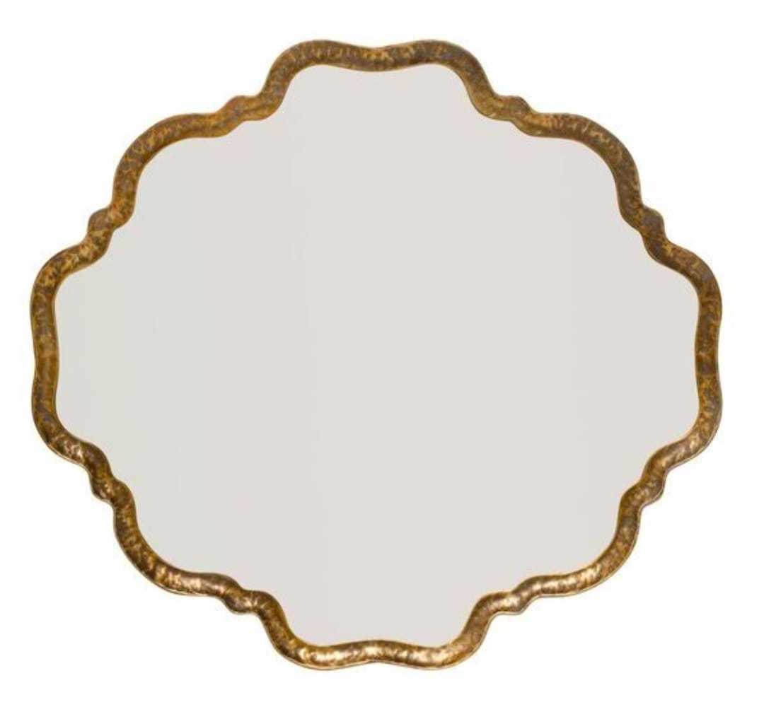 gold & silver frame decorative wall view round mirror for hotel & restaurant high quality brass antique large silver round frame