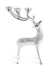 christmas reindeer/Aluminum Large Reindeer Metal Showpiece Home Decorations x-mas candle holder table centerpiece for decoration