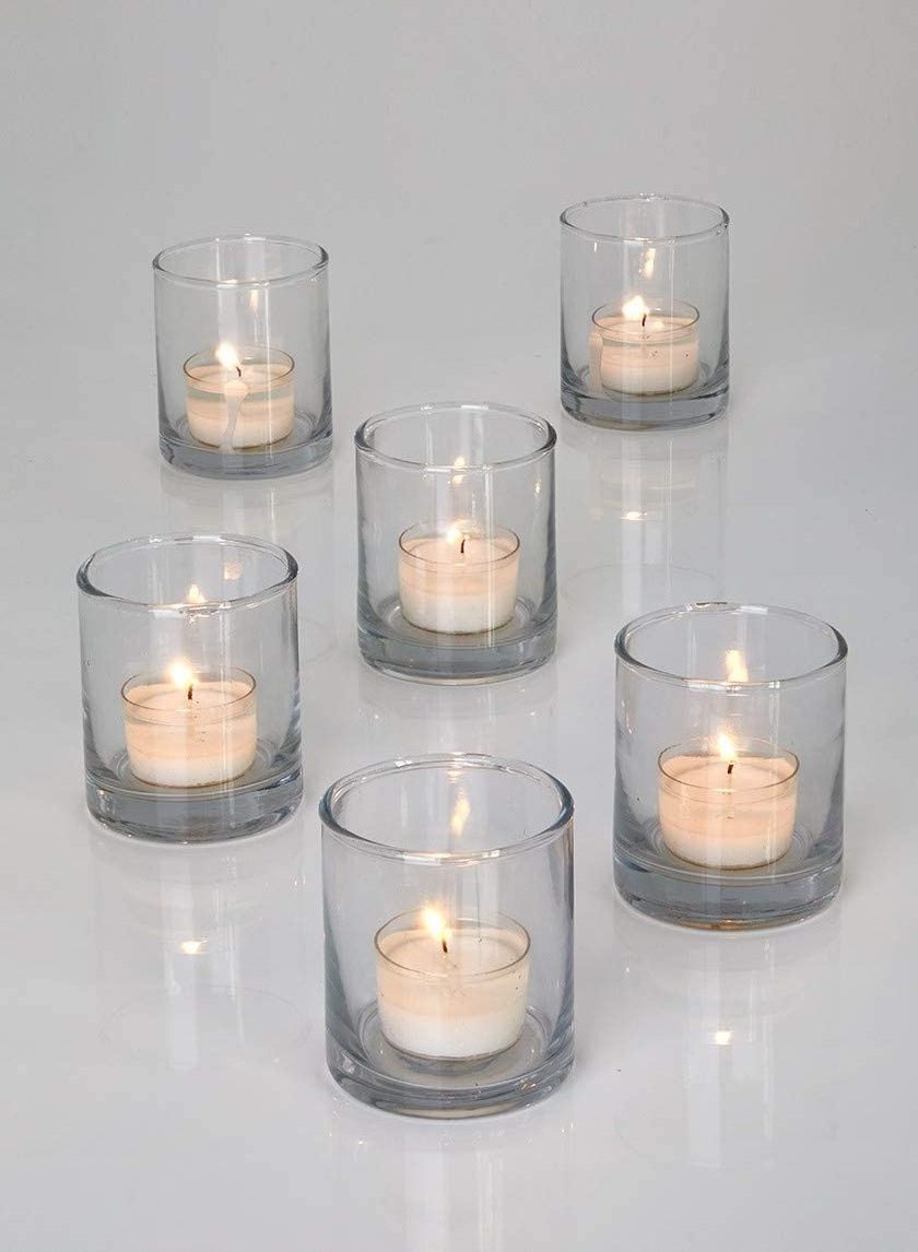 Hanging Votive Tealight Glass for Wedding Hanging Votive Tealight Glass for Wedding  Clear Glass Tealight Candle Holder