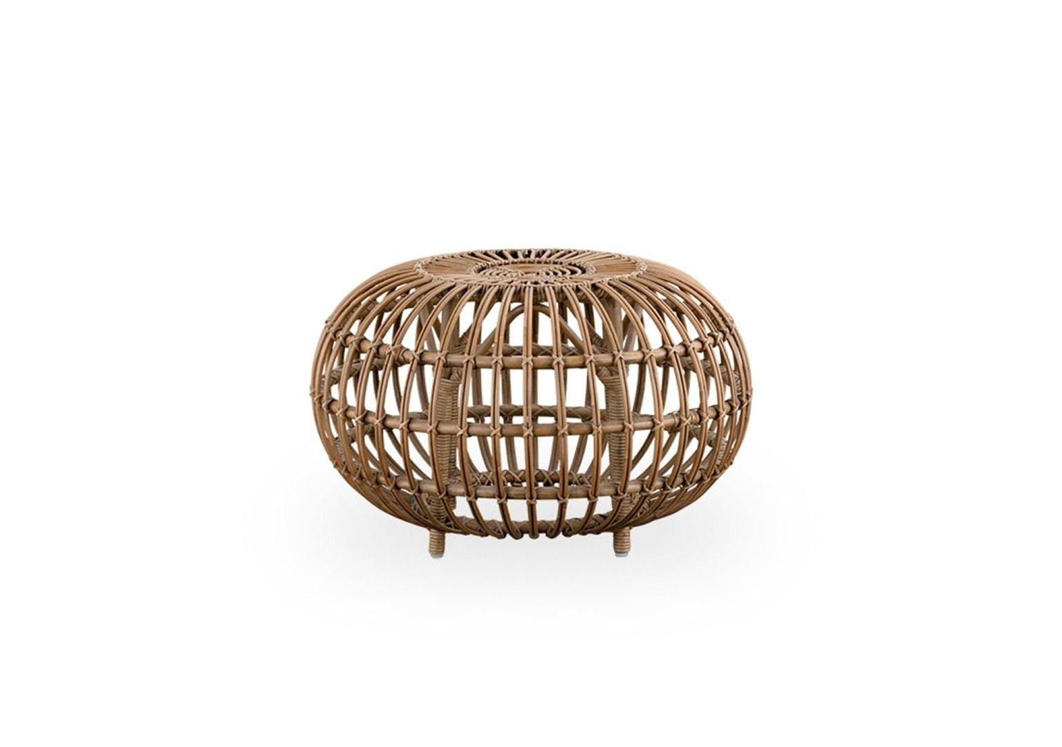 Patio Set puff stool Wicker Patio Furniture Set of 2 pcs/Rattan puff stool set/outdoor and indoor furniture for apartment