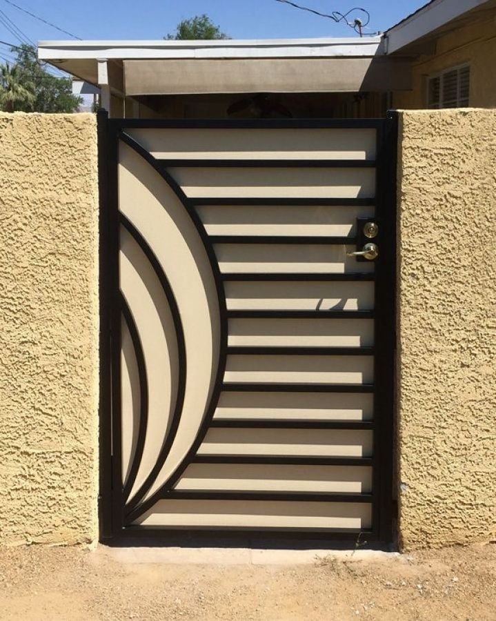 Steel Gates Wheel Security Door Modern Galvanized Steel Fence Gate Wrought Iron Main Gate Designs Steel Fence Panel for villas