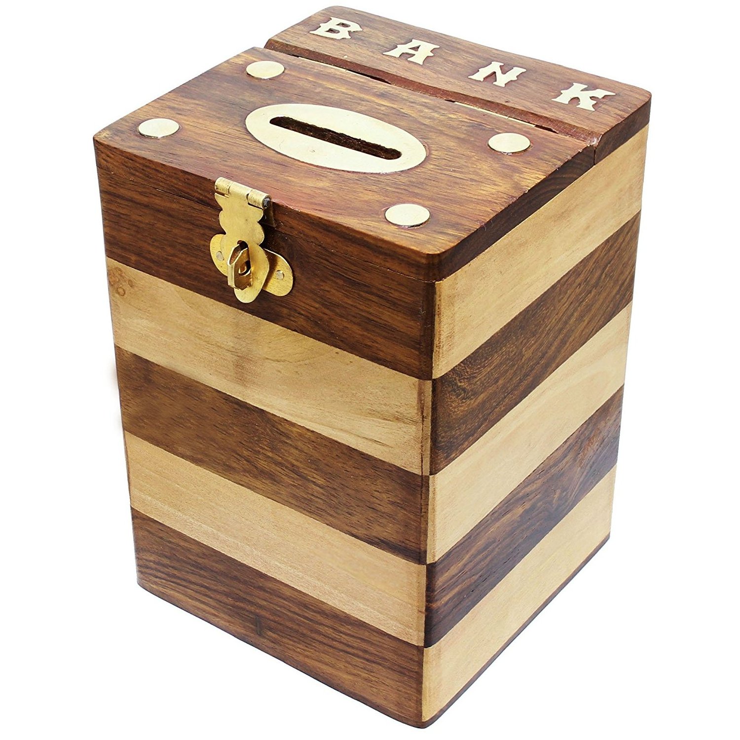 piggy money box/money bank box/saving money box children bank wood money box metal money box gift items gift for party