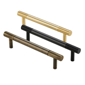 Black Cabinet Pull Handles Modern Hardware/T Bar Furniture Pulls for Doors/Cupboards & Drawers Available in 5 sizes all colors