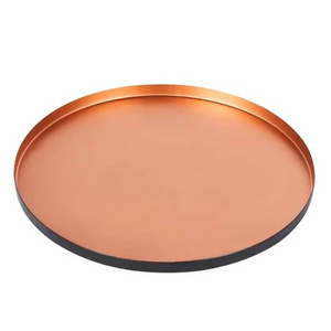 eating utensils/metal utensils/New Design Handmade Handcrafted round Wood tray Decorative Breakfast Dinner Food Serving Trays