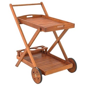 serving trolley cart/tea trolley cart serving carts/professional whole sale 2 layers storage metal basket trolley cart for hotel