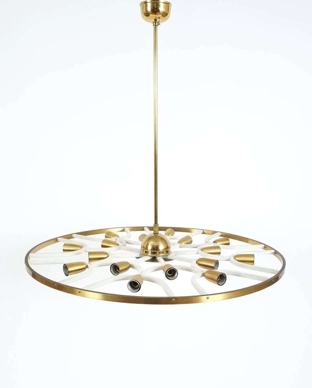 chandelier/metal chandelier/wood chandelier brass metal chandelier chandelier Hotel Brass Disc Semi Flush Mount Or Chandelier