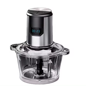 Hot Sell  vegetable Chopper Food Processor Multi-function Food Chopper 0.6L 1.2L 2L 3L Glass Bowl