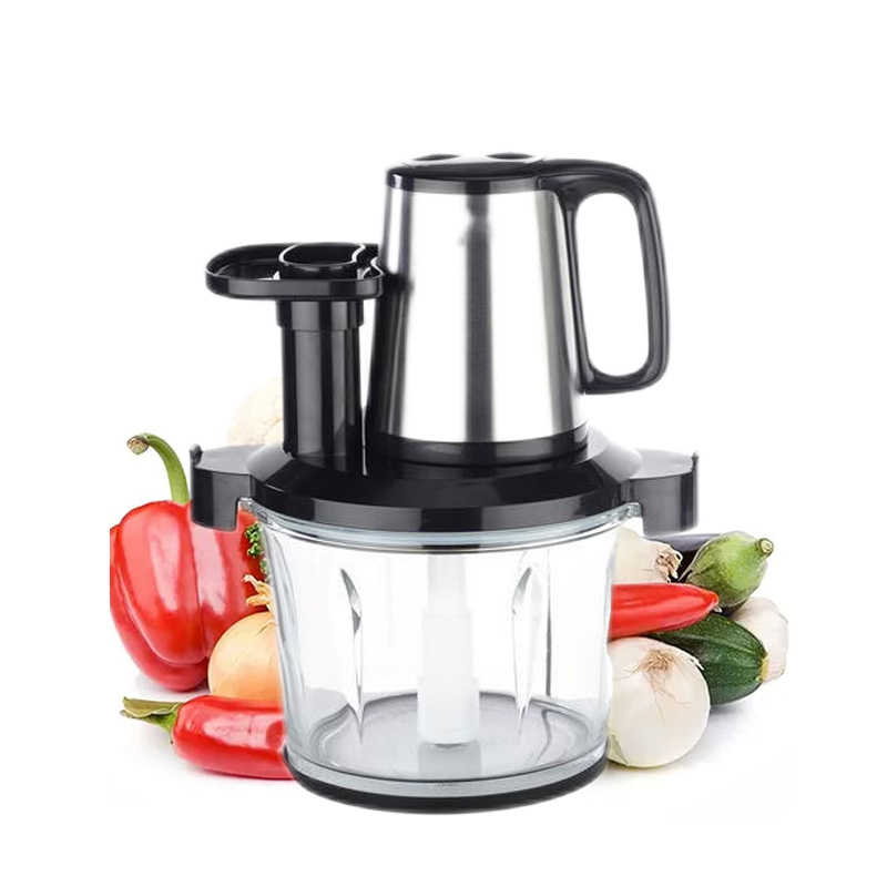 Electric Mini Garlic Chopper Waterproof with Stainless Steel Blades for Stir Nuts Chili Onion Meat Mini Food Processor