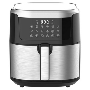 6.5L 7.7L 9L Large Cooker 12 Touch Cooking Presets XL 800w Multifunction Stainless Steel Air Fryer Oven Digital Display