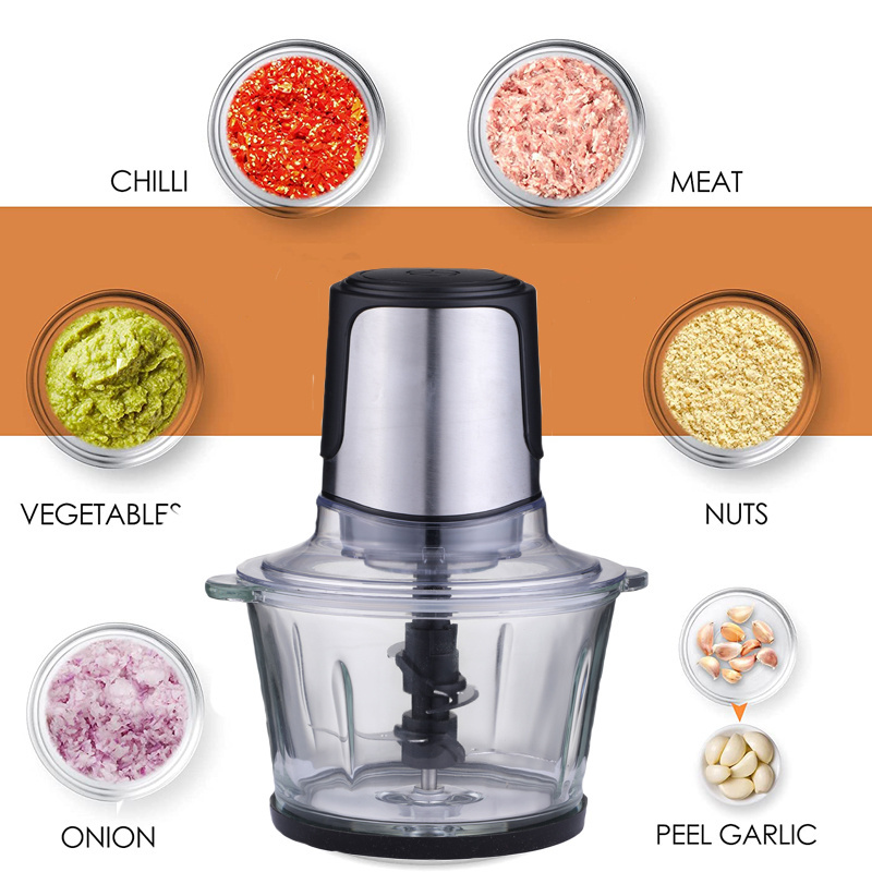 Home Appliances 1L Quick Chopper Machine Multi-function Vegetable Meat onion Food Processors Electric Chopper