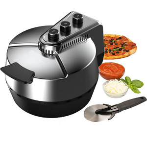 1200W China Smokeless Pizza Making Cheap Cost Electric Round Commercial Pizza Oven Toaster & Pizza Maker Machine