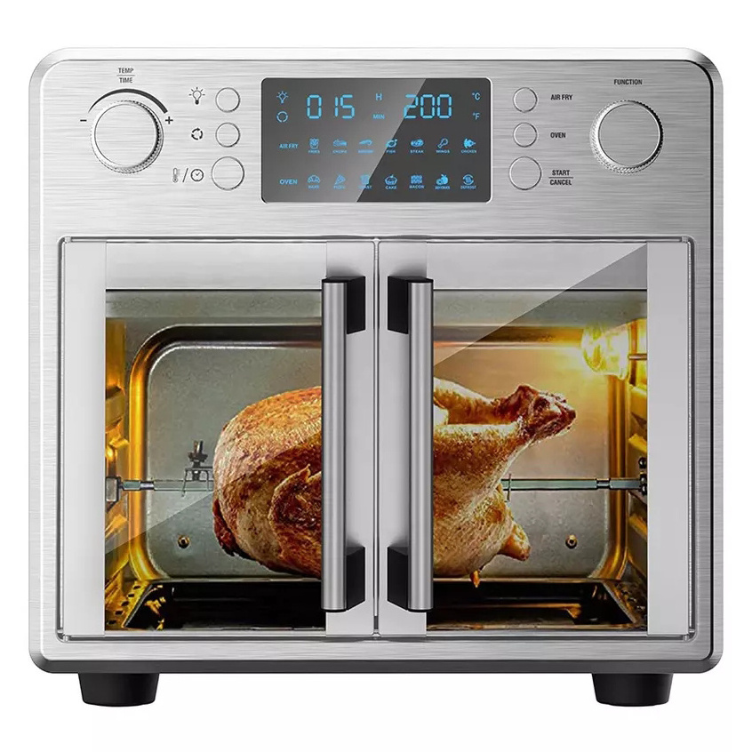 25l Family Size Semi-Digital New Innovation Multi Deep Dual Products Commercial Air Fryer Oven