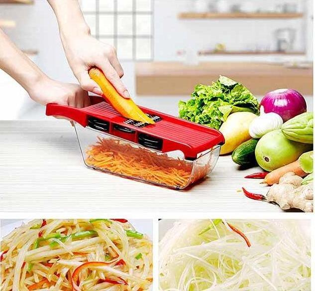 Made In China Kitchen Tool Multi-Function Vegetable Cutter Grater Manual Slicer Radish Potato Rub Silk Machine