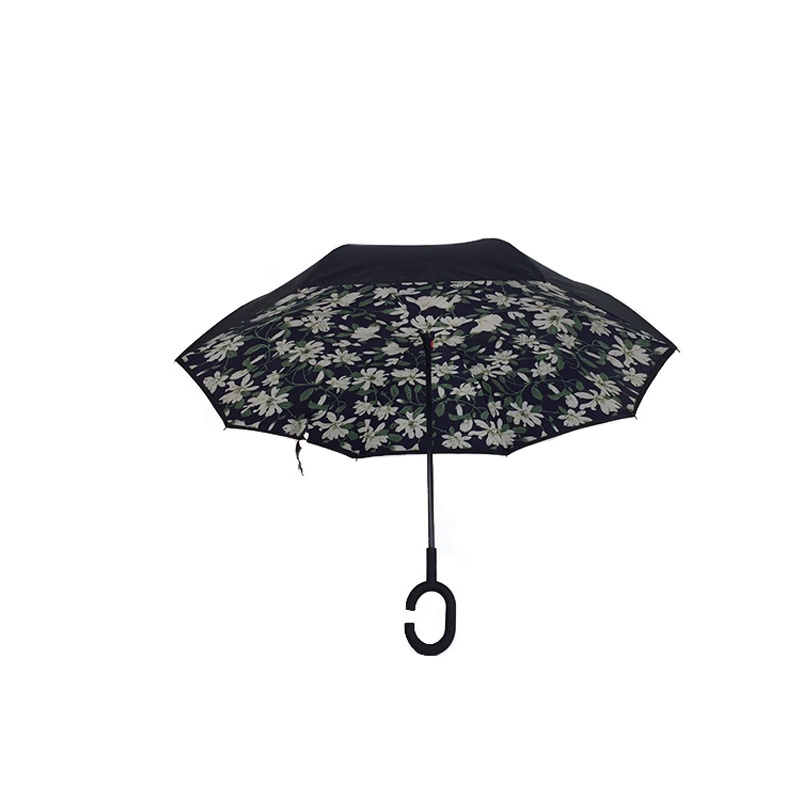 Automatic Windproof Inverted Umbrella Reverse Folding Umbrella Multiple Colors It can Keep Out Rain and Sunshine