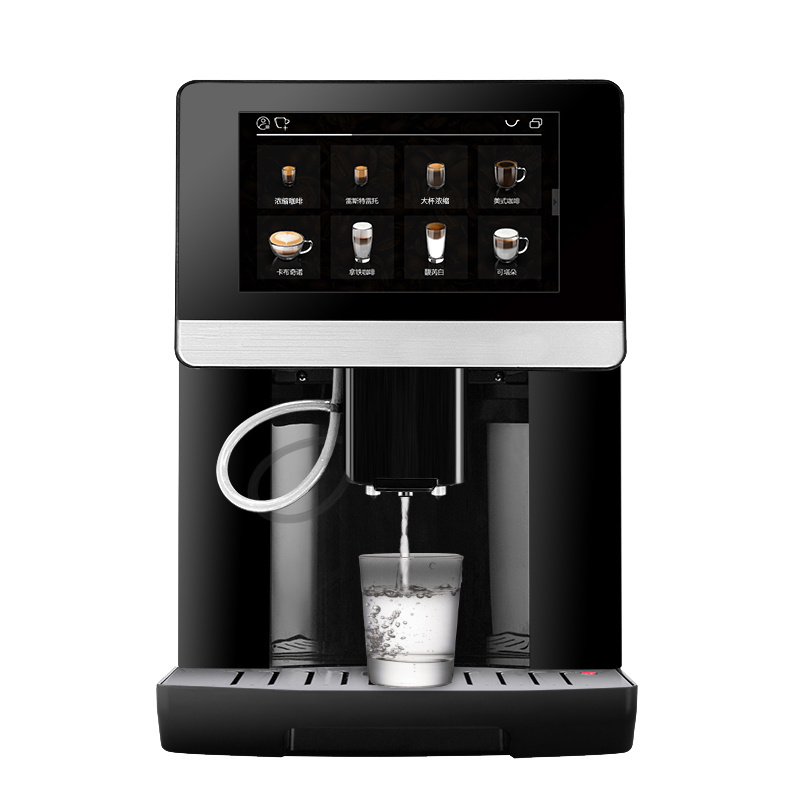 7'' Full Graphic Display and 18 Coffee Recipe Books One Touch Fully Automatic Coffee Machine