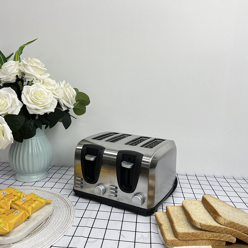 Digital electric 4 slices kitchen machine with bagel function modern toaster automatic bread maker Bread toaster