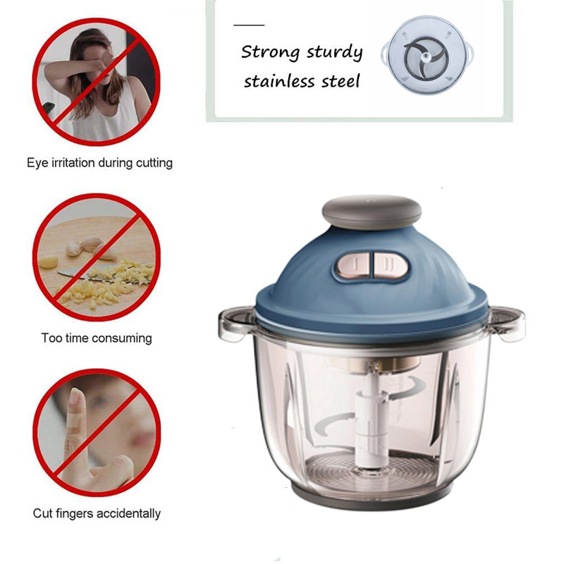 400w Smart Kitchen Gadget  Electric Mini Garlic Chopper Electronic Vegetable Nut Chopper