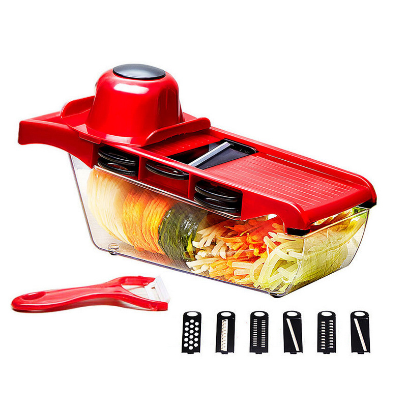 Made In China Kitchen Tool Multi-Function Vegetable Cutter Grater Manual Slicer Radish Potato Rub Silk Machine