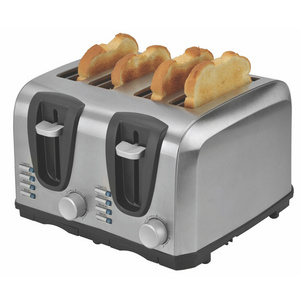 Digital electric 4 slices kitchen machine with bagel function modern toaster automatic bread maker Bread toaster