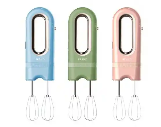 Mini portable egg beater  Wireless Electric Hand Mixer with 2 Whisks Mixer Hand Blender Hand Mixer Manual