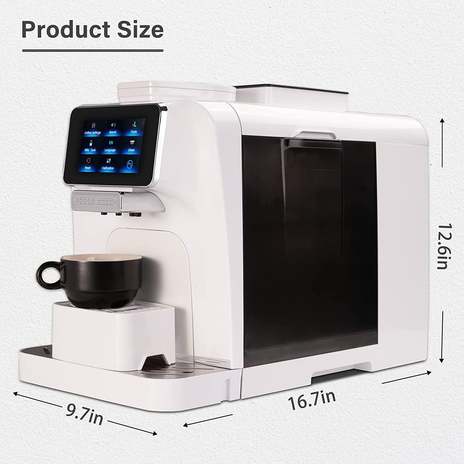 Touch Screen Fully Automatic Coffee Maker Coffee Machine Espresso Germany Electric Coffee Machine