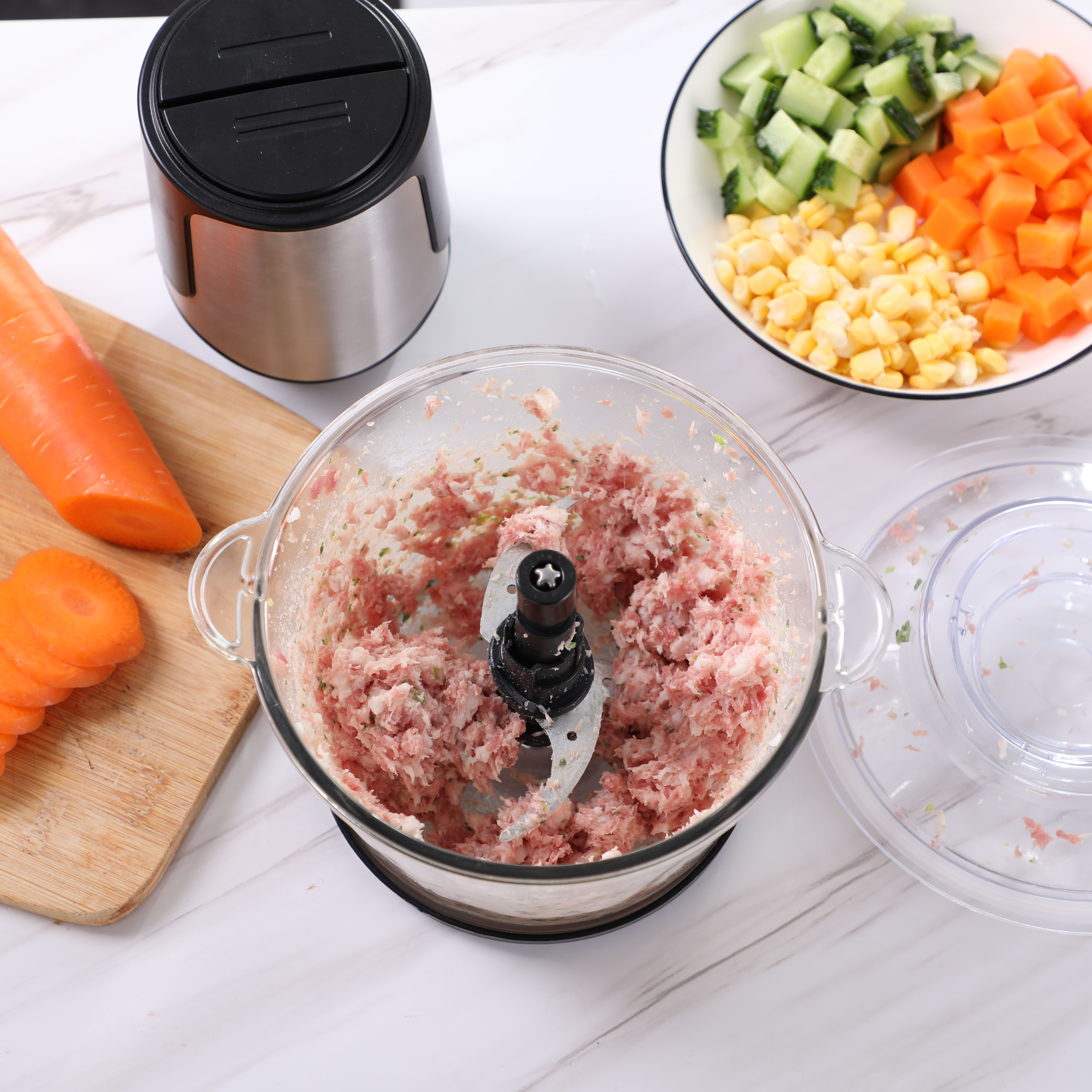 Home Appliances 1L Quick Chopper Machine Multi-function Vegetable Meat onion Food Processors Electric Chopper