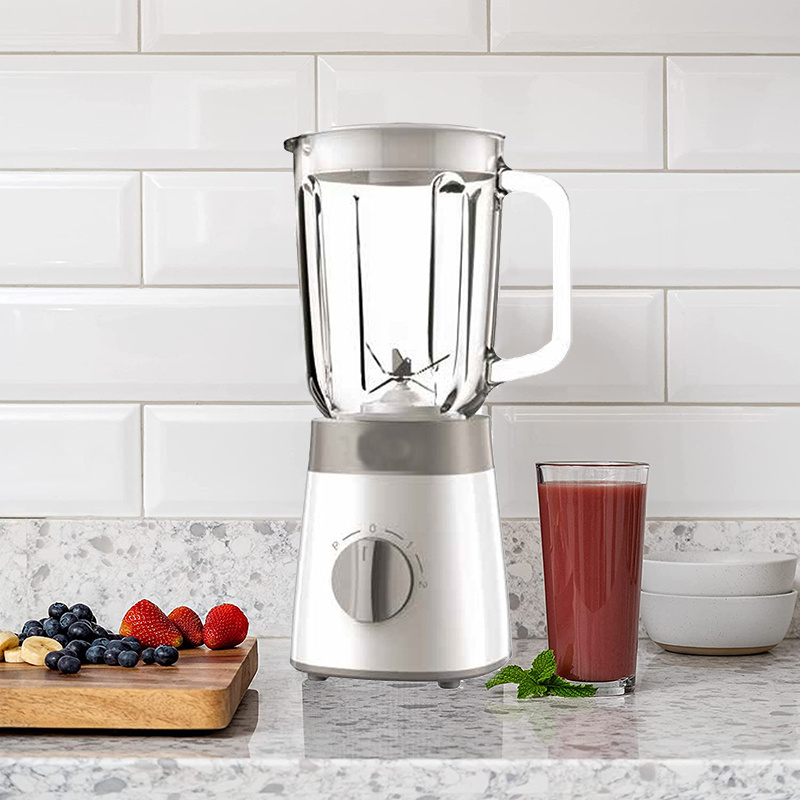 500W Professional Smoothie Blender 2-Speed for Crushing Ice Puree and Frozen Fruit with Autonomous Clean Stand Blender