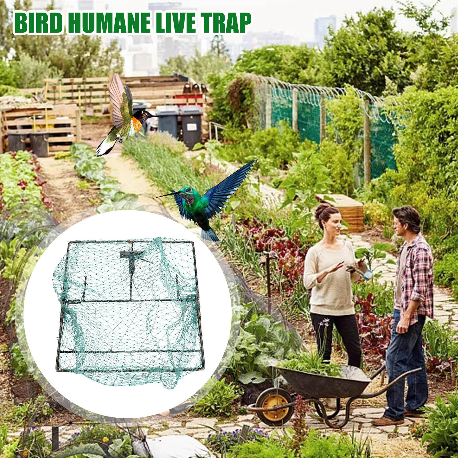 Corrosion-resistant Bird Traps For Sparrows Quail Hunting Small Birds Garden Supplies Bird Hunting Net